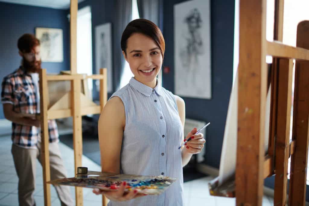 Student of art-school
