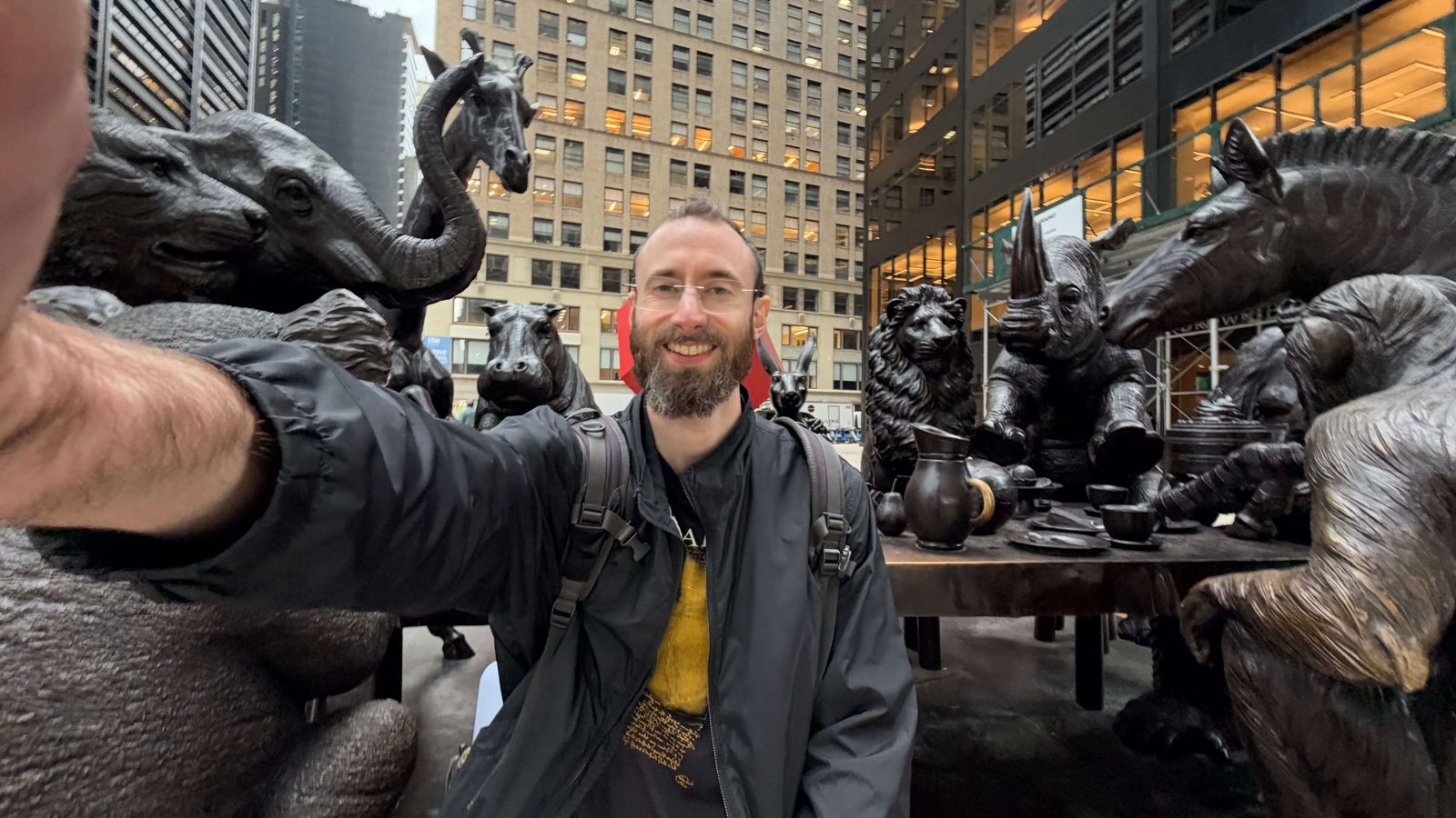 Edward Sturm, SEO consultant and creator of Build in Public, in Lower Manhattan
